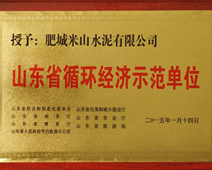 循環(huán)經(jīng)濟(jì)示范單位